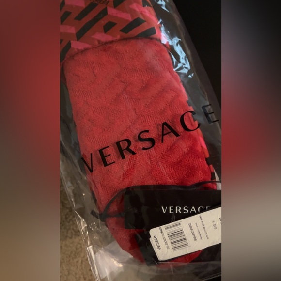 Versace Intimates & Sleepwear Authentic Versace Greca Terry Cloth